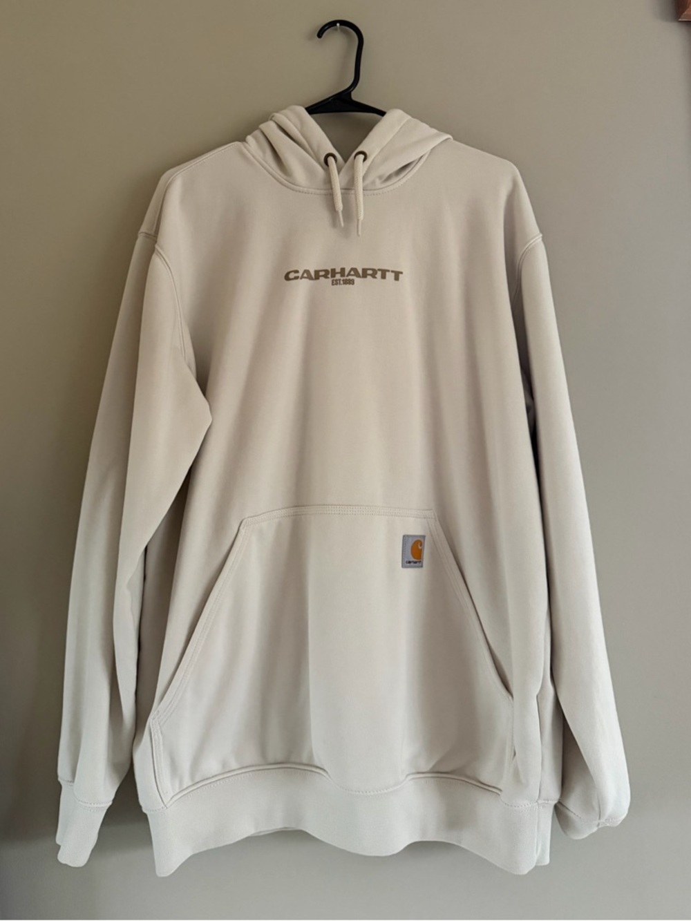 Men’s White Carhartt Hoodie